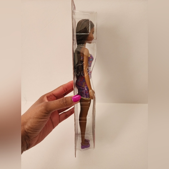 NRFB, NIB Barbie Teresa Doll with Purple Dress with Barbie Logo. - Picture 5 of 9